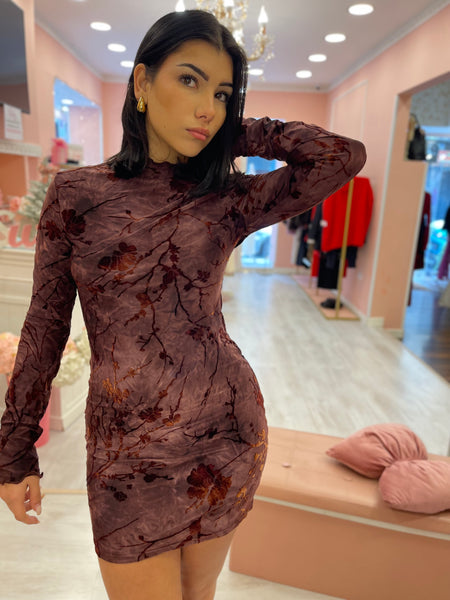 DRESS BURGUNDY