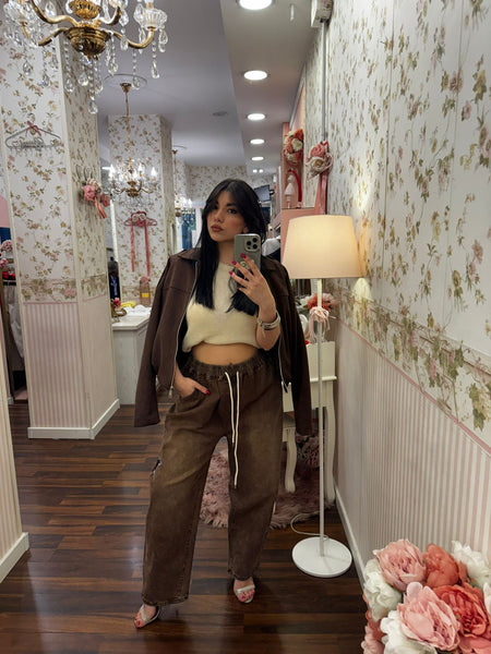 DENIM DARK SAND